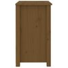 Pack 2 Uds Mesitas De Noche | Mesa Auxiliar | Mesilla Madera De Pino Marrón Miel 50x35x61,5 Cm Cfw56537