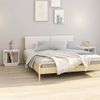 Pack 2 Uds Mesitas De Noche | Mesa Auxiliar | Mesilla Madera Maciza De Pino Blanco 40x30x40 Cm Cfw65415