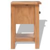 Pack 2 Uds Mesitas De Noche | Mesa Auxiliar | Mesilla Madera Maciza De Roble 36x30x47 Cm Cfw25554