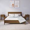 Pack 2 Uds Mesitas De Noche | Mesa Auxiliar | Mesilla Madera Pino Marrón Miel 79,5x38x65,5 Cm Cfw98041