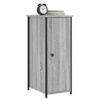 Pack 2 Uds Mesitas Noche | Mesa Auxiliar | Mesilla Madera Ingeniería Gris Sonoma 32x42x80 Cm Cfw85287