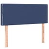 Cabecero Cama | Panel De Cabecera Con Led De Tela Azul 100x5x78/88 Cm Cfw382283