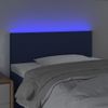 Cabecero Cama | Panel De Cabecera Con Led De Tela Azul 80x5x78/88 Cm Cfw839613