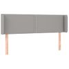 Cabecero Cama | Panel De Cabecera Con Led De Tela Gris Claro 147x16x78/88 Cm Cfw305254