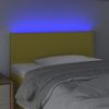 Cabecero Cama | Panel De Cabecera Con Led De Tela Verde 80x5x78/88 Cm Cfw855970