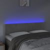 Cabecero Cama | Panel De Cabecera Con Led De Terciopelo Gris Claro 144x5x78/88 Cm Cfw808690