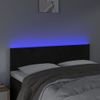 Cabecero Cama | Panel De Cabecera Con Led De Terciopelo Negro 144x5x78/88 Cm Cfw436256