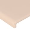 Cabecero Cama | Panel De Cabecera Con Orejas Cuero Sintético Capuchino 147x16x118/128 Cm Cfw227750