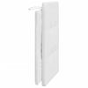 Cabecero De Cama | Panel De Cabecera | Decoración De Pared Acolchado Cuero Sintético Blanco 80 Cm Cfw417217