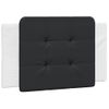 Cabecero De Cama | Panel De Cabecera | Decoración De Pared Acolchado Cuero Sintético Negro Y Blanco 80 Cm Cfw161417