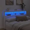 Cabecero De Cama | Panel De Cabecera Con Led Blanco 160x17x102 Cm Cfw767849