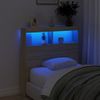 Cabecero De Cama | Panel De Cabecera Con Led Roble Sonoma 100x17x102 Cm Cfw857224