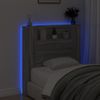 Cabecero De Cama | Panel De Cabecera Con Luz Led Gris Sonoma 100x16,5x103,5 Cm Cfw488943