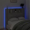 Cabecero De Cama | Panel De Cabecera Con Luz Led Gris Sonoma 120x16,5x103,5 Cm Cfw492142