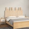 Cabecero De Cama De Pared | Panel De Cabecera Madera Maciza De Pino 127,5x3x80 Cm Cfw313365