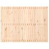 Cabecero De Cama De Pared | Panel De Cabecera Madera Maciza De Pino 146,5x3x110 Cm Cfw551011