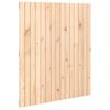 Cabecero De Cama De Pared | Panel De Cabecera Madera Maciza De Pino 95,5x3x110 Cm Cfw139211