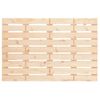 Cabecero De Cama De Pared | Panel De Cabecera Madera Maciza De Pino 96x3x63 Cm Cfw242780