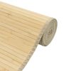Alfombra De Salón | Alfombra Rectangular Bambú Color Natural Claro 70x100 Cm Cfw731447