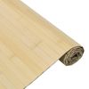 Alfombra De Salón | Alfombra Rectangular Bambú Color Natural Claro 70x200 Cm Cfw731450