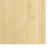 Alfombra De Salón | Alfombra Rectangular Bambú Color Natural Claro 70x300 Cm Cfw731452
