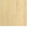 Alfombra De Salón | Alfombra Rectangular Bambú Color Natural Claro 70x400 Cm Cfw731454