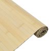 Alfombra De Salón | Alfombra Rectangular Bambú Color Natural Claro 70x500 Cm Cfw731456