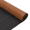 Alfombra De Salón | Alfombra Rectangular Bambú Marrón 100x500 Cm Cfw731519