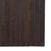 Alfombra De Salón | Alfombra Rectangular Bambú Marrón Oscuro 70x200 Cm Cfw731574