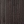 Alfombra De Salón | Alfombra Rectangular Bambú Marrón Oscuro 70x400 Cm Cfw731578