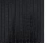 Alfombra De Salón | Alfombra Rectangular Bambú Negro 100x400 Cm Cfw731599