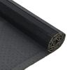 Alfombra De Salón | Alfombra Rectangular Bambú Negro 70x400 Cm Cfw731622