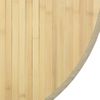 Alfombra De Salón | Alfombra Redonda Bambú Color Natural Claro 60 Cm Cfw731650