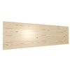 La Web Del Colchon -cabecero De Madera Rústico Vintage Para Cama De 135 (145 X 44 Cms.) Barnizado Natural