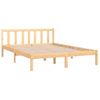 Estructura De Cama Madera Maciza De Pino 140x200 Cm