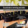 Crickwoo - Pack 4x Sustrato Universal Premium Con Humus De Lombriz – 4 Sacos De 50 L – Total 200 L – 30% Humus Y 70% Turba Sphagnum