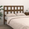 Cabecero De Cama Madera Maciza Pino Marrón Miel 155,5x4x100 Cm