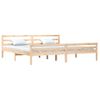 Estructura De Cama Madera Maciza 200x200 Cm