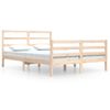 Estructura De Cama De Madera Maciza De Pino 160x200 Cm