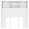 Mueble Cabecero Blanco Brillante 100x19x103,5 Cm