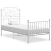 Estructura De Cama De Metal Blanco 90x200 Cm