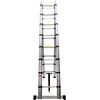 Escalera Plegable, Escalera Telescópica De Aluminio, Escalera Extensible, 5 M, 2.5m+2.5m