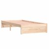 Estructura De Cama Madera Maciza 90x190 Cm