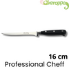 Cuchillo Deshuesador Professional Cheff, Acero Inoxidable, Uso Doméstico, Hoja 16 Cm, Ergonómico, Fabricado En España, Keroppa