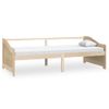 Sofá Cama 3 Plazas De Madera Maciza De Pino 90x200 Cm