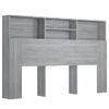 Mueble Cabecero Color Gris Sonoma 160x19x103,5 Cm