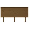 Cabecero De Cama Madera Maciza De Pino Marrón Miel 154x6x82,5cm