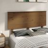 Cabecero De Cama Madera Maciza De Pino Marrón Miel 154x6x82,5cm