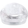 Puff Hinchable Flamingueo Pvc Brillo Extra Grande Plata