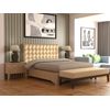 La Web Del Colchon -cabecero Tapizado Manhattan Para Cama De 90 (100 X 120 Cms) Beige